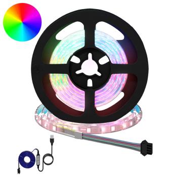 ARDEBO.de - LED Streifen 12 Stk. Schwarz und Transparent