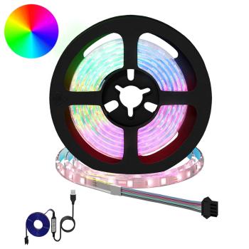 ARDEBO.de - LED Streifen 12 Stk. Schwarz und Transparent