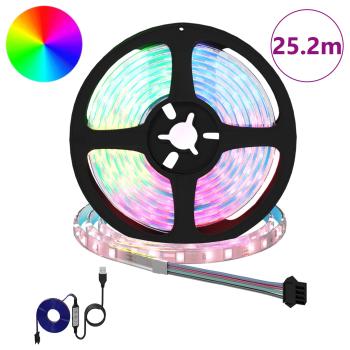 LED Streifen 12 Stk. Schwarz und Transparent