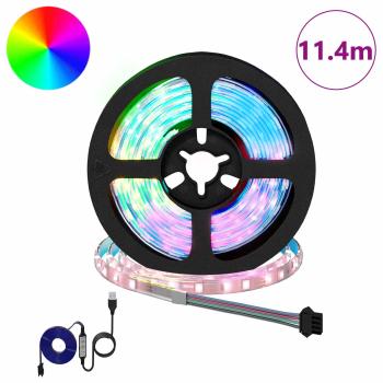 LED Streifen 12 Stk. Schwarz und Transparent