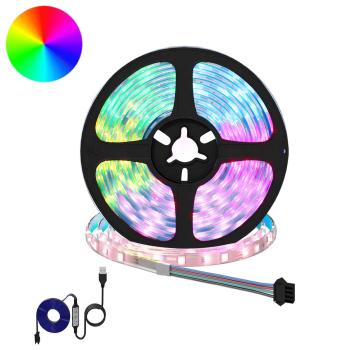 ARDEBO.de - LED Streifen 12 Stk. Schwarz und Transparent