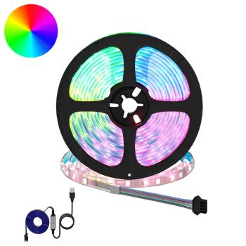 ARDEBO.de - LED Streifen 12 Stk. Schwarz und Transparent