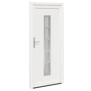 Vordertür 98 x 208 cm PVC Weiß