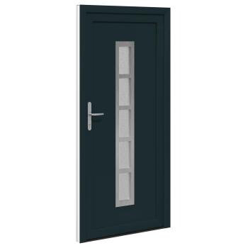 Vordertür Anthrazit 98 x 208 cm PVC