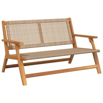 ARDEBO.de - gartenmöbel Beige 122 x 78 x 73 cm Massivholz Akazie