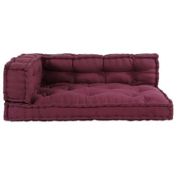 Pallet Sofa Kissen 3 Stk. Stoff Kastanienbraun 120 x 80 x 38 cm