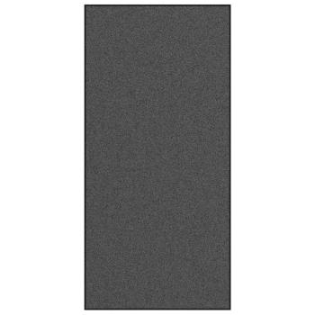 Fußmatte Anthrazit und Schwarz 120 x 250 cm Polyamid und PVC