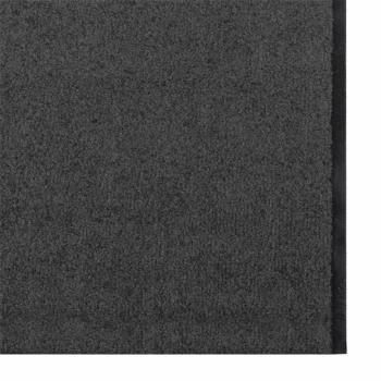 Fußmatte Anthrazit und Schwarz 120 x 400 cm 100% Polyamid