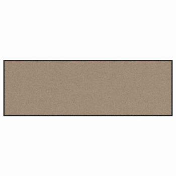 Fußmatte Beige und Schwarz 60 x 180 cm 100% Polyamid
