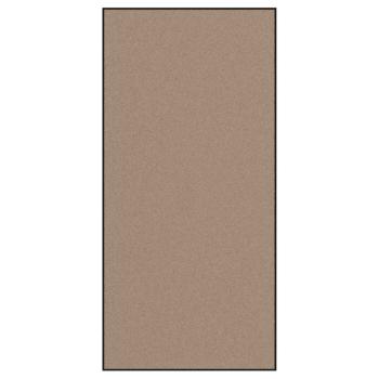 Fußmatte Beige und Schwarz 120 x 250 cm 100% Polyamid