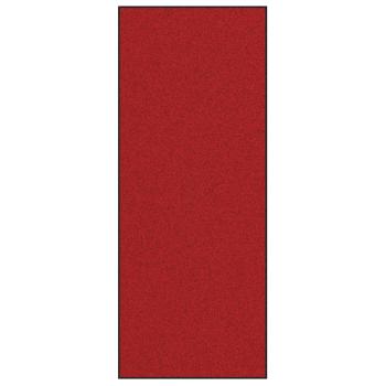 Fußmatte Rot und Schwarz 120 x 300 cm 100% Polyamid