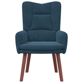 Sessel Blau 63 x 67 x 94 cm Samt