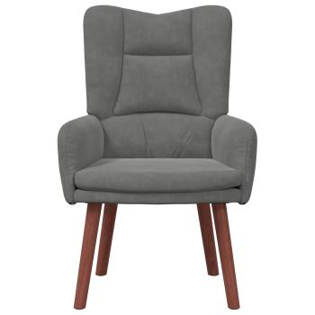 Sessel Dunkelgrau 63 x 67 x 94 cm Samt