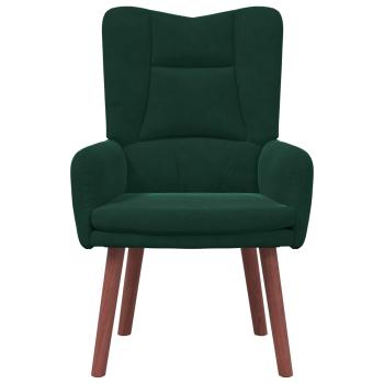 Sessel Dunkelgrün 63 x 67 x 94 cm Samt