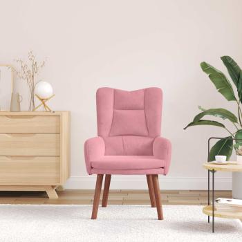 Sessel Rosa 63 x 67 x 94 cm Samt