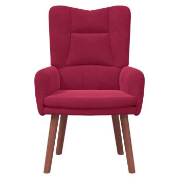 Sessel Weinrot 63 x 67 x 94 cm Samt