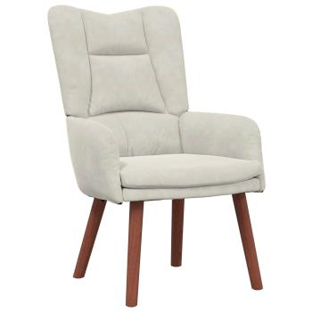 Sessel Creme 63 x 67 x 94 cm Samt