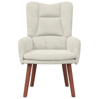 Sessel Creme 63 x 67 x 94 cm Samt