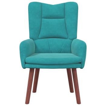 Sessel Türkis 63 x 67 x 94 cm Samt