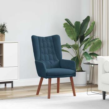 ARDEBO.de - Sessel Blau 63 x 67 x 94 cm Samt