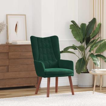ARDEBO.de - Sessel Dunkelgrün 63 x 67 x 94 cm Samt