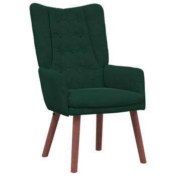 Sessel Dunkelgrün 63 x 67 x 94 cm Samt