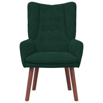 Sessel Dunkelgrün 63 x 67 x 94 cm Samt