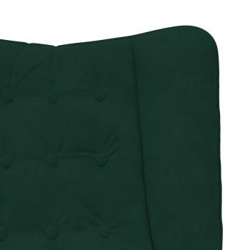 Sessel Dunkelgrün 63 x 67 x 94 cm Samt