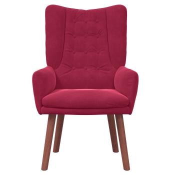 Sessel Weinrot 63 x 67 x 94 cm Samt