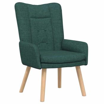 Sessel Dunkelgrün 63 x 67 x 94 cm Stoff und Sperrholz
