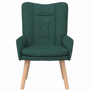 Sessel Dunkelgrün 63 x 67 x 94 cm Stoff und Sperrholz