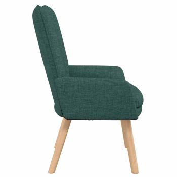 Sessel Dunkelgrün 63 x 67 x 94 cm Stoff und Sperrholz