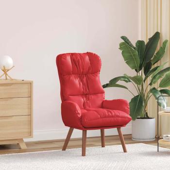 ARDEBO.de - Sessel Rot 69 x 74 x 93 cm Kunstleder