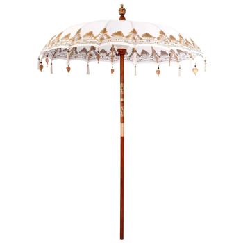 Balinesischer Sonnenschirm Creme 185 x 185 x 260 cm