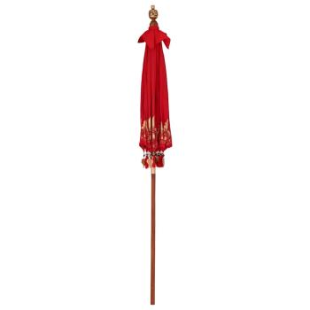 Balinesischer Sonnenschirm Rot 185 x 185 x 260 cm