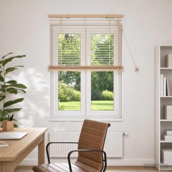 ARDEBO.de - Venezianische Jalousie Eichenoptik 75 x 130 cm 35 mm