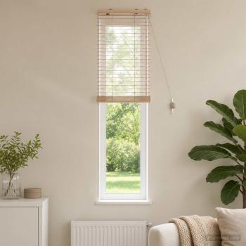 ARDEBO.de - Venezianische Jalousie Eichenoptik 45 x 160 cm 35 mm