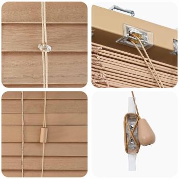Venezianische Jalousie Eichenoptik 145 x 160 cm 35 mm
