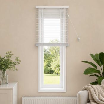 ARDEBO.de - Venezianische Jalousie Weiß 55 x 130 cm 35 mm