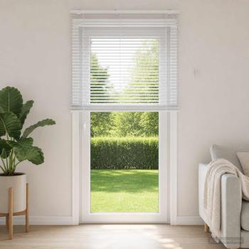 ARDEBO.de - Venezianische Jalousie Weiß 115 x 250 cm 35 mm