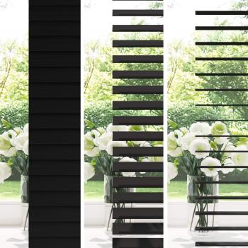 Venezianische Jalousie Schwarz 95 x 220 cm 35 mm