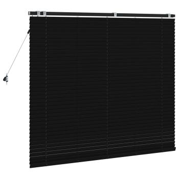 Venezianische Jalousie Schwarz 95 x 220 cm 35 mm