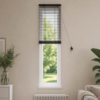 ARDEBO.de - Venezianische Jalousie Schwarz 45 x 160 cm 35 mm