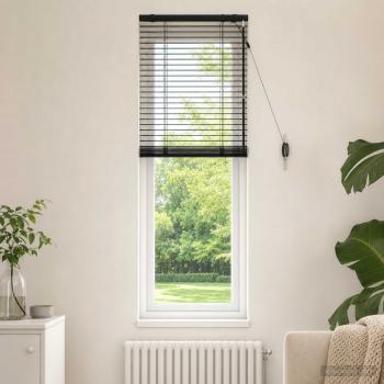 ARDEBO.de - Venezianische Jalousie Schwarz 60 x 160 cm 35 mm