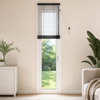 ARDEBO.de - Venezianische Jalousie Schwarz 45 x 250 cm 35 mm