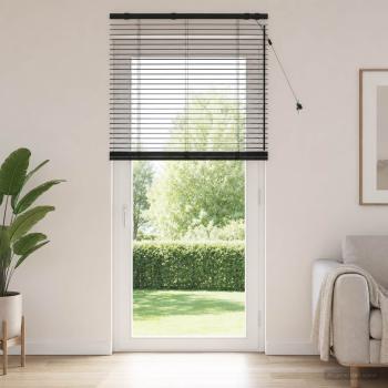 ARDEBO.de - Venezianische Jalousie Schwarz 70 x 250 cm 35 mm
