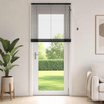 ARDEBO.de - Venezianische Jalousie Schwarz 115 x 250 cm 35 mm