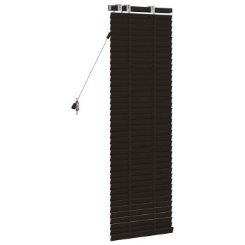 Venezianische Jalousie Dunkelbraun 45 x 130 cm 35 mm