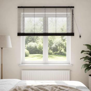 ARDEBO.de - Venezianische Jalousie Dunkelbraun 140 x 130 cm 35 mm