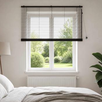 ARDEBO.de - Venezianische Jalousie Dunkelbraun 155 x 130 cm 35 mm